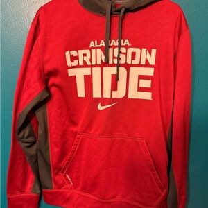 Nike Red and Gray Therma-Fit Hoodie